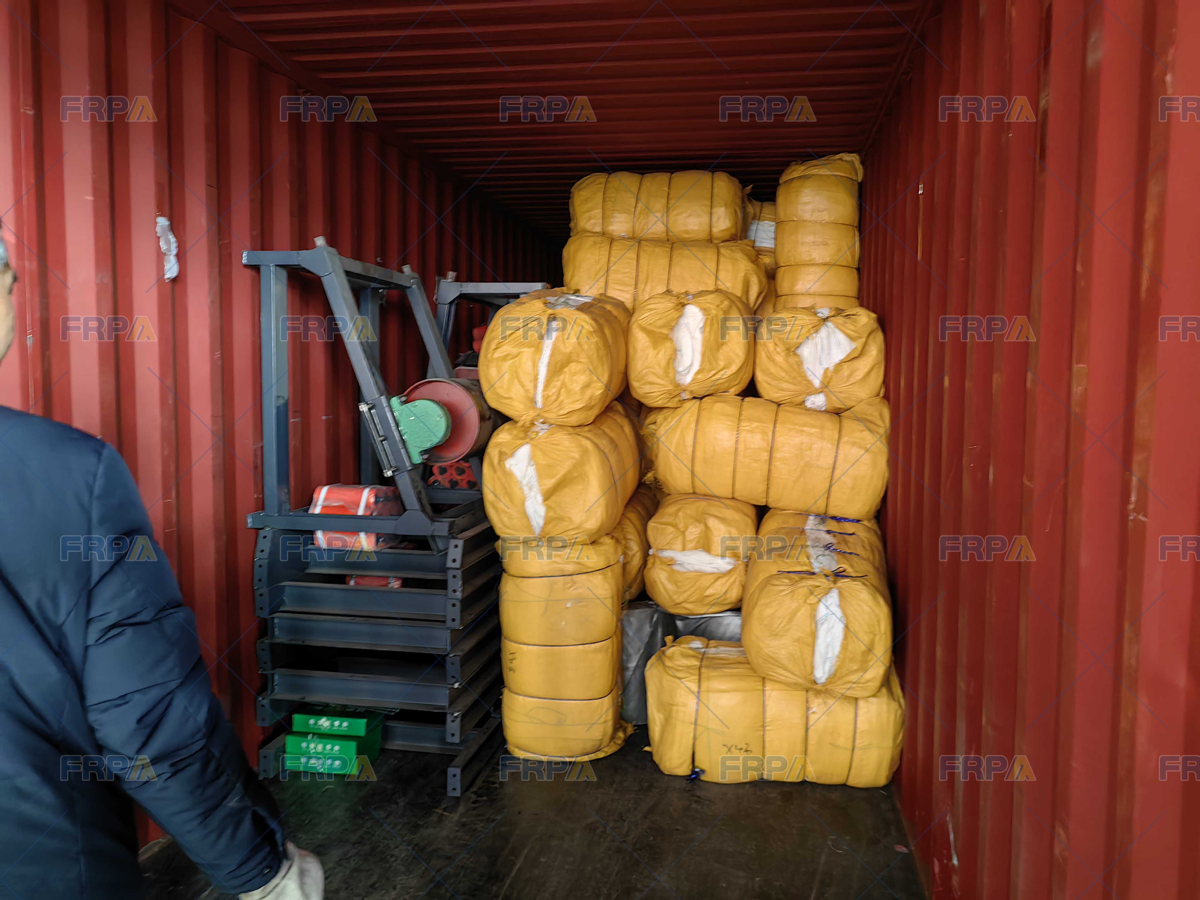 Barite processing plant shipment