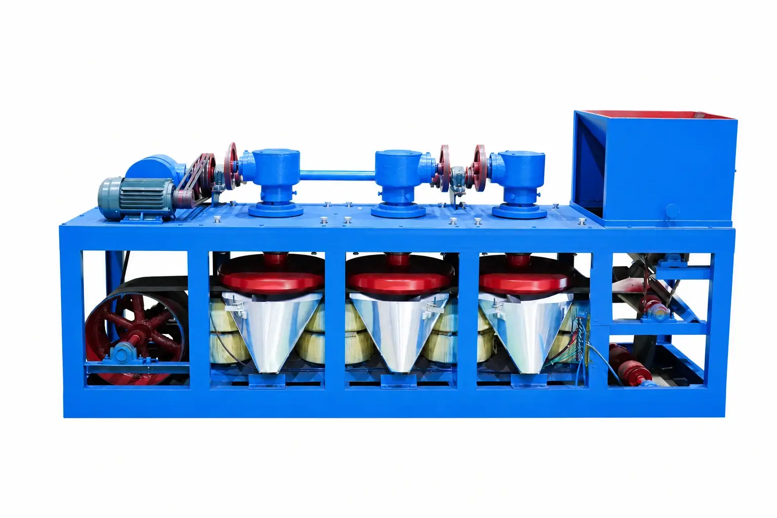Three-Disc Magnetic Separator