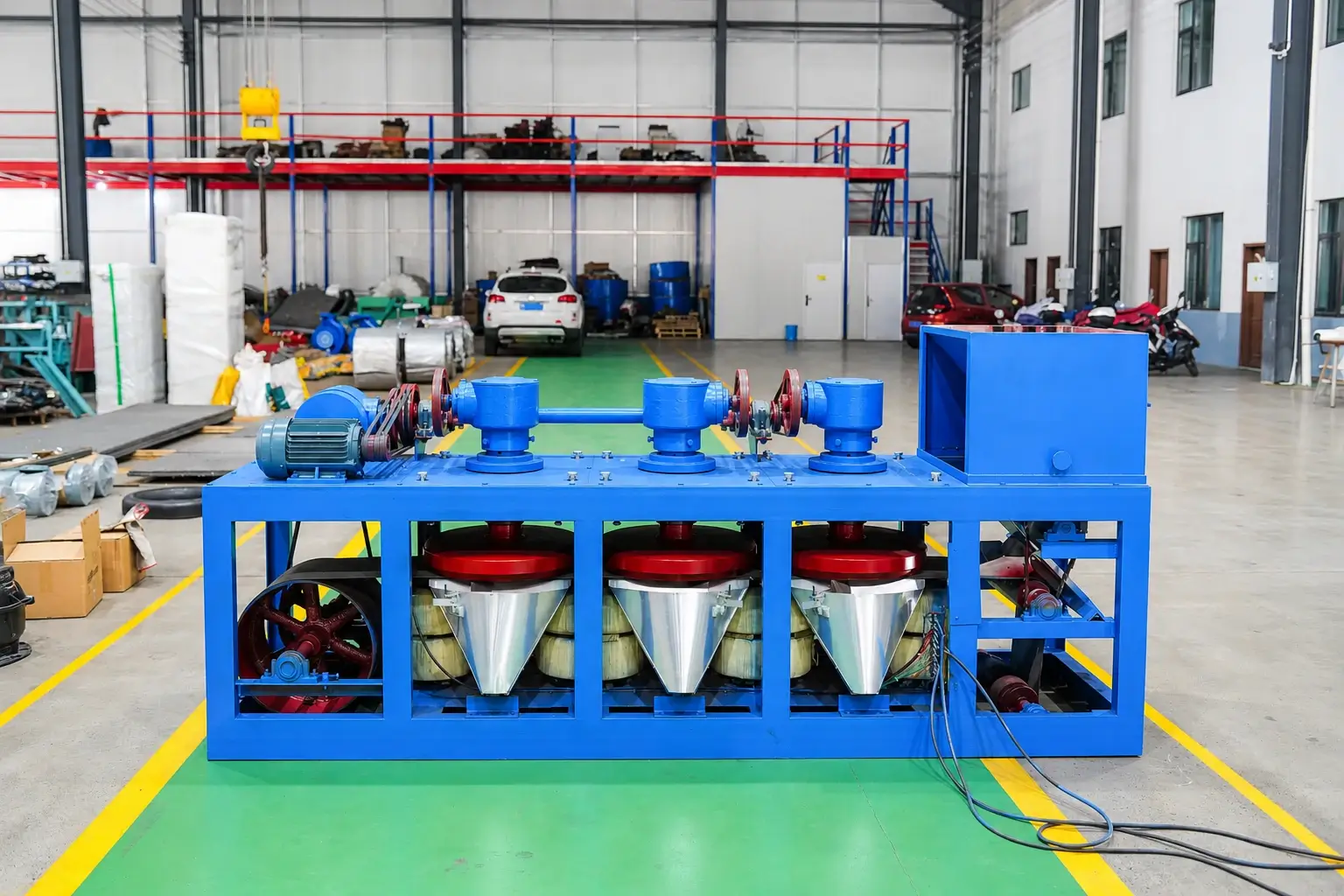 Three-Disc Magnetic Separator