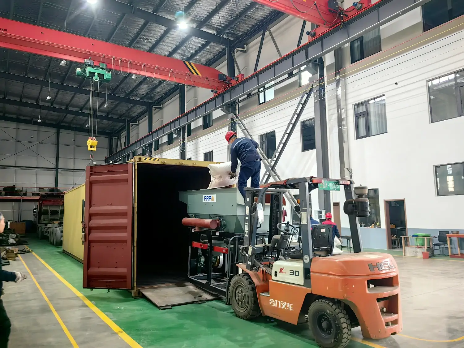 FRP Ships Complete Barite Processing Line to Nigeria