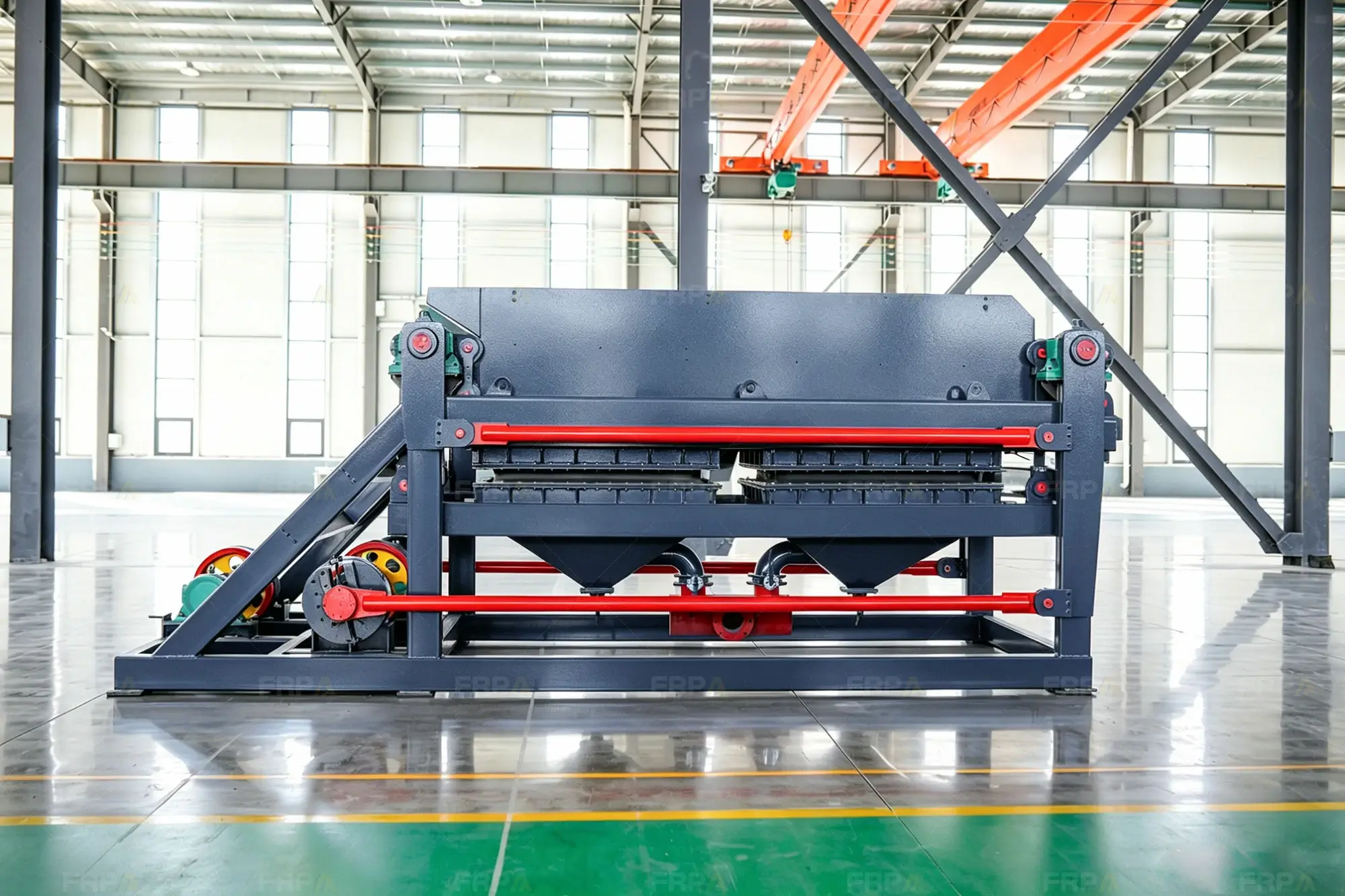 FDD jig separator for slag metal recovery