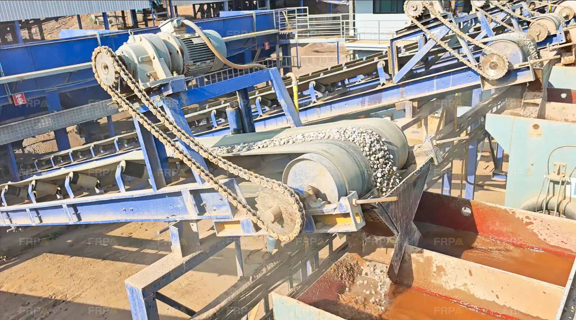 AM30 jig coarse barite separation