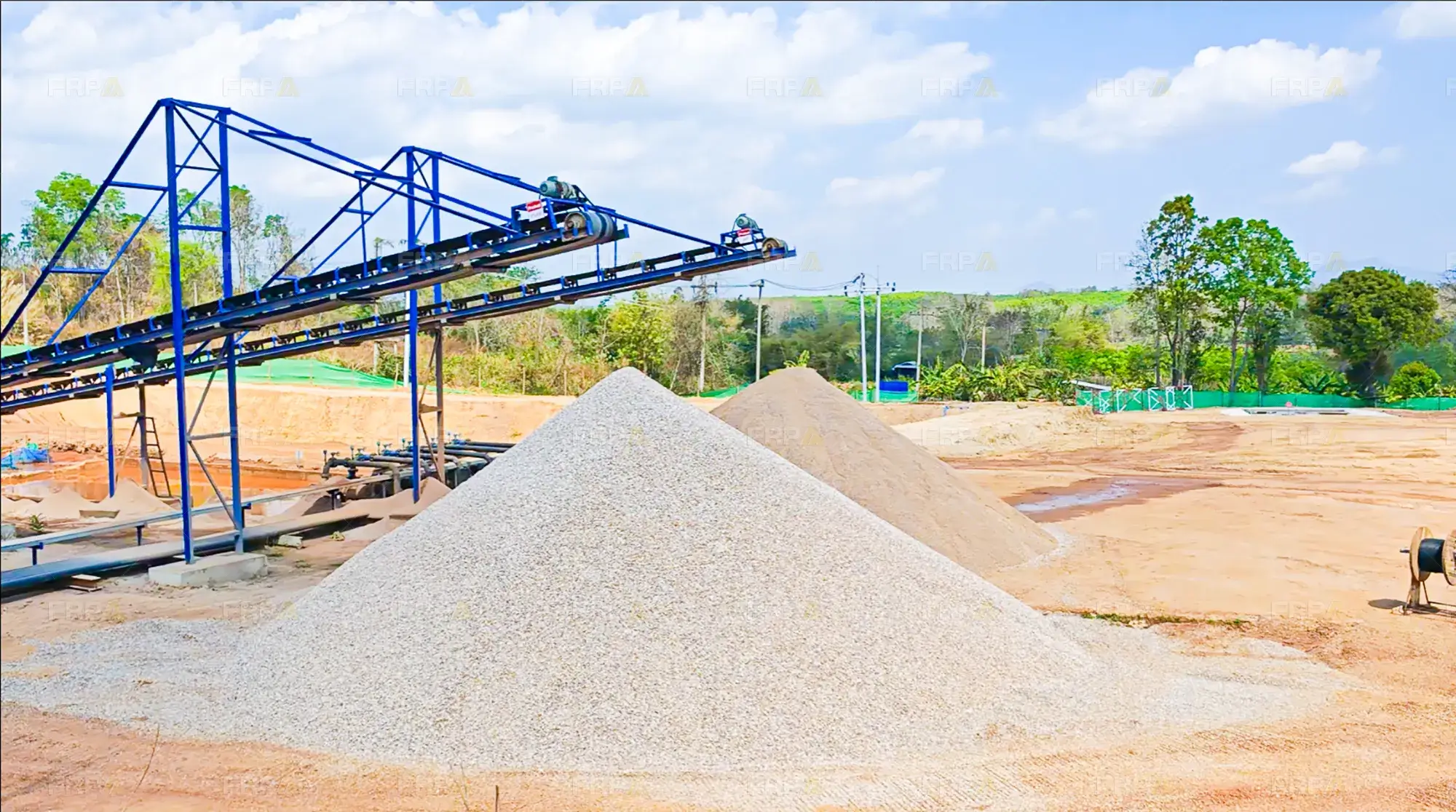 Barite concentrate vs tailings comparison