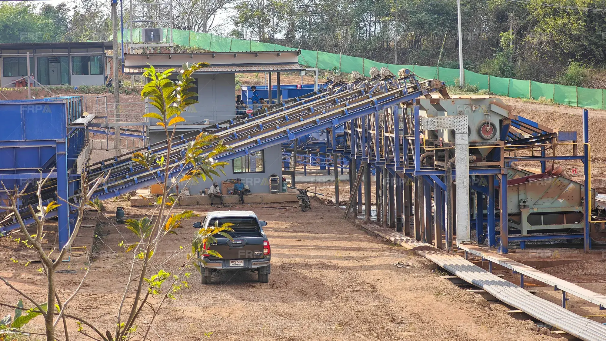 Complete plant in stable operation